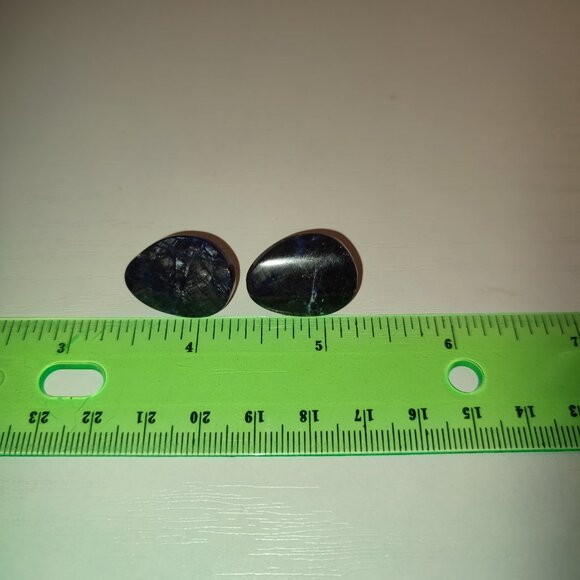 Retro Style Earrings Studs Vintage Tear Drop Teardrop 70s Lightweight - Picture 4 of 7